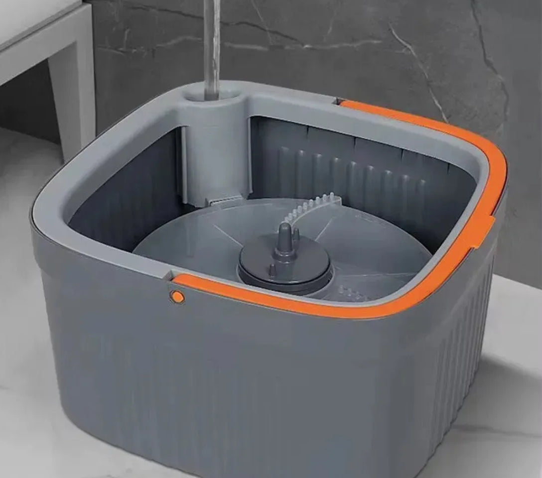 Mopa 360° con Balde Separador de Agua Limpia y Sucia