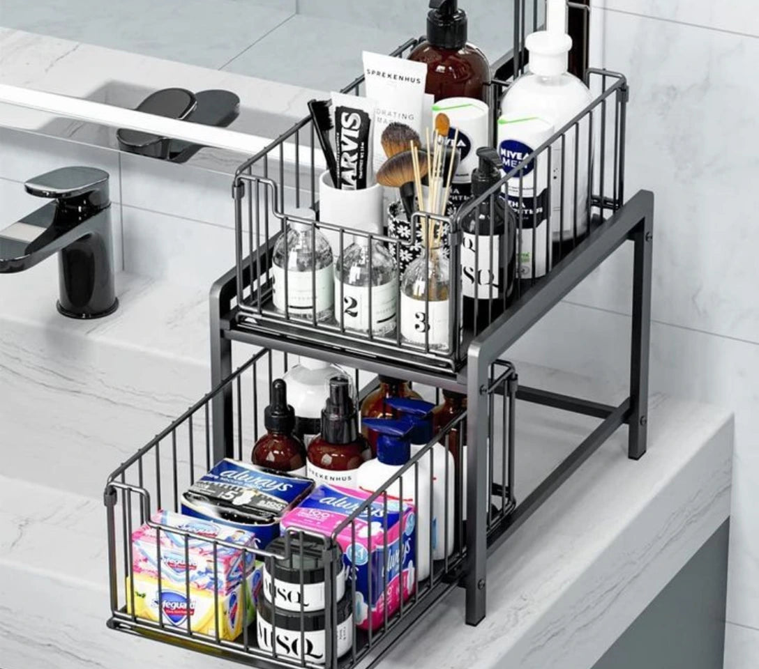 Organizador 2 Niveles · Bandejas Extraíbles
