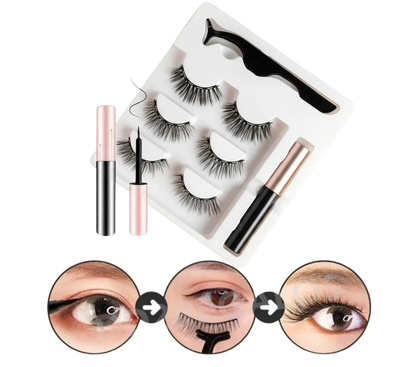EyeLuxe - Pestañas Magnéticas reutilizables (Pack 3 pares)