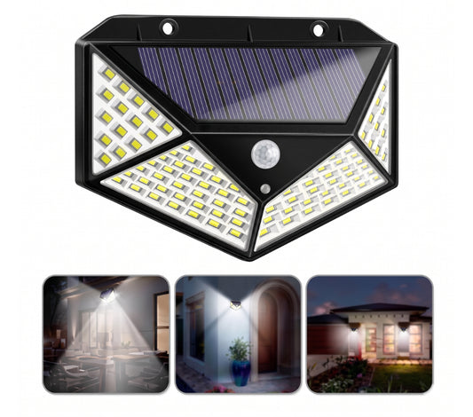 Pack x2 Reflector LED Solar con Sensor de Movimiento