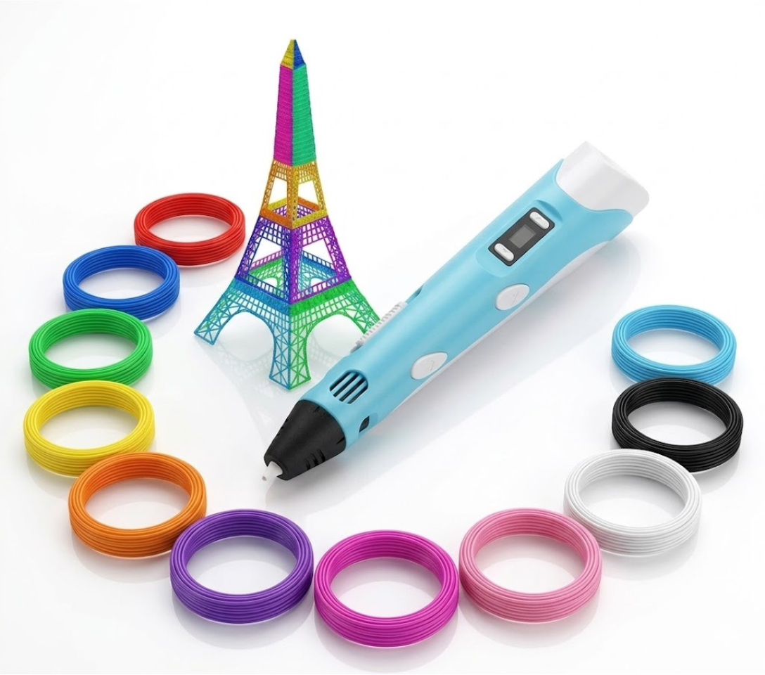 lapíz 3 d mas 50 mts de filamento de regalo