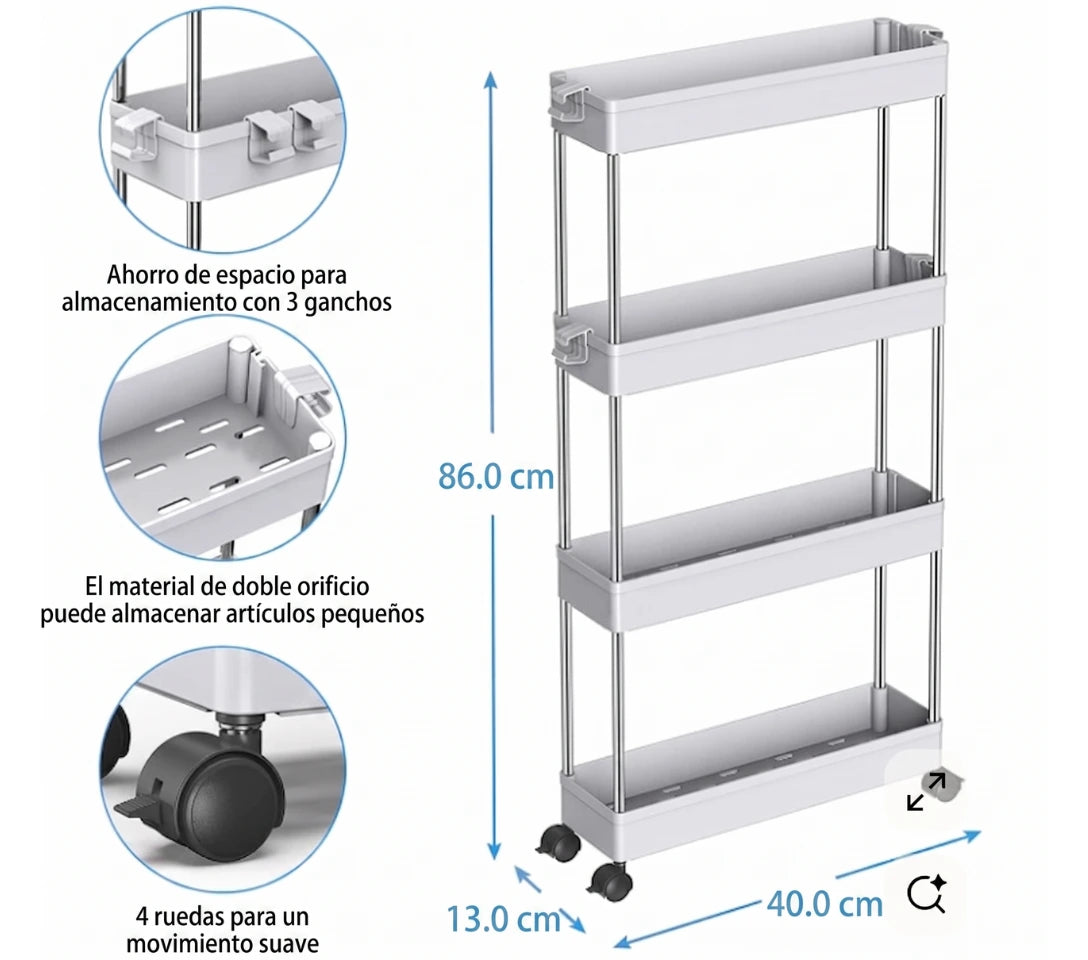 Carrito Organizador SlimSpace®