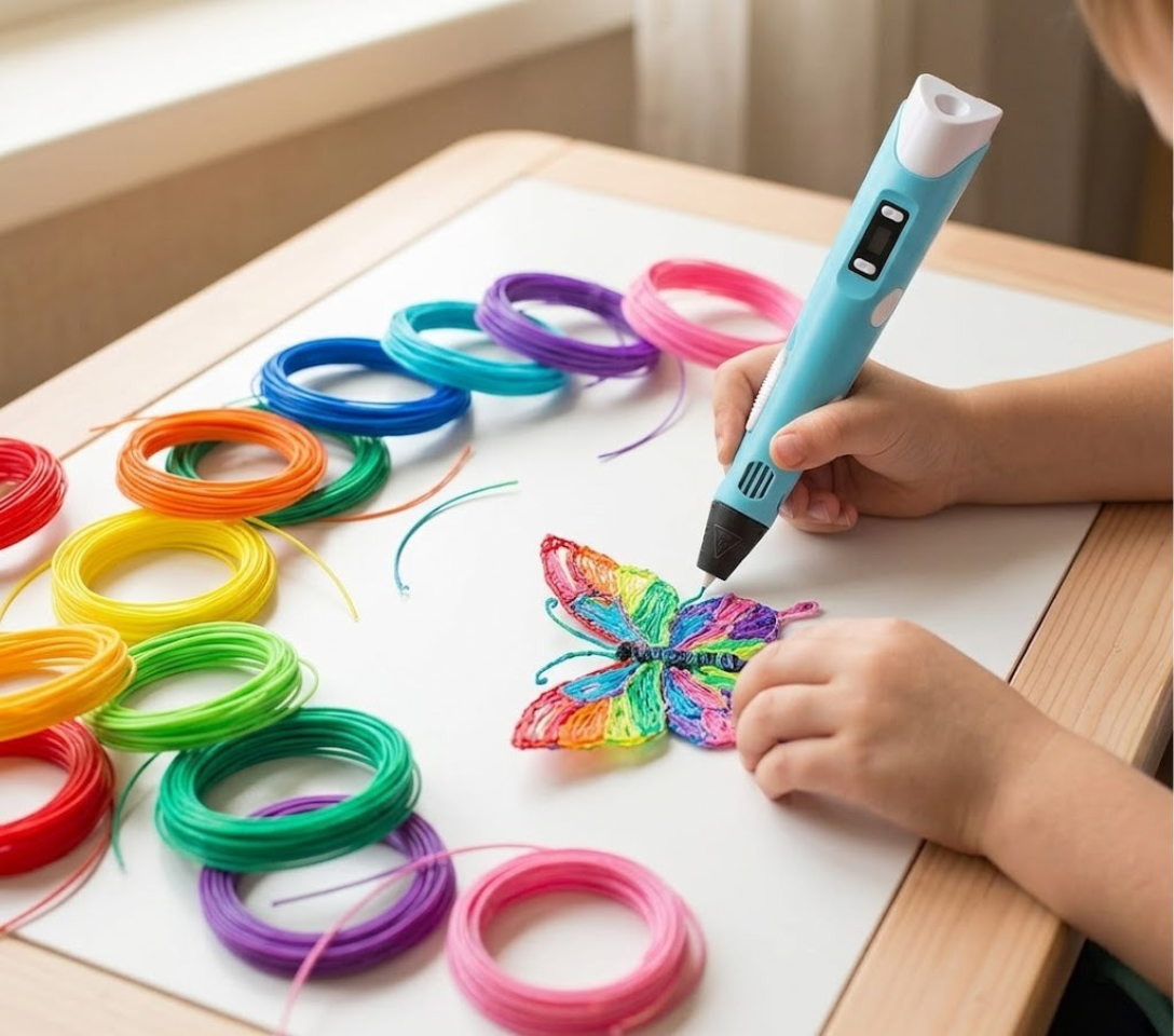 lapíz 3 d mas 50 mts de filamento de regalo