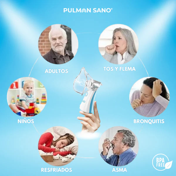 MESH Nebulizador Portátil® · Silencioso Apto Niños y Adultos