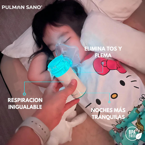 MESH Nebulizador Portátil® · Silencioso Apto Niños y Adultos