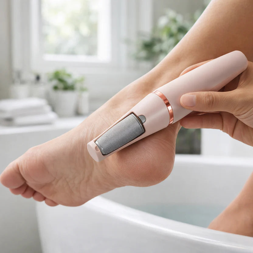 DermaPies Pro · Pedicura Eléctrica USB Recargable 2 en 1