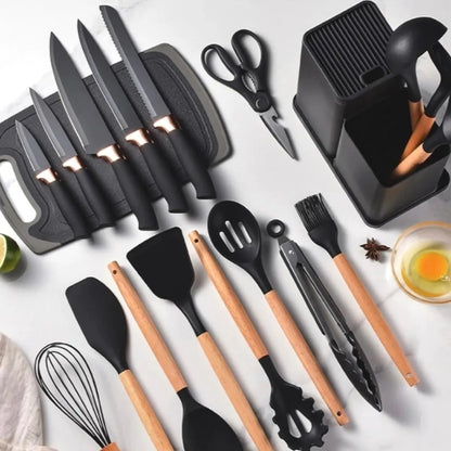 Set de 19 Utensilios de Cocina Premium
