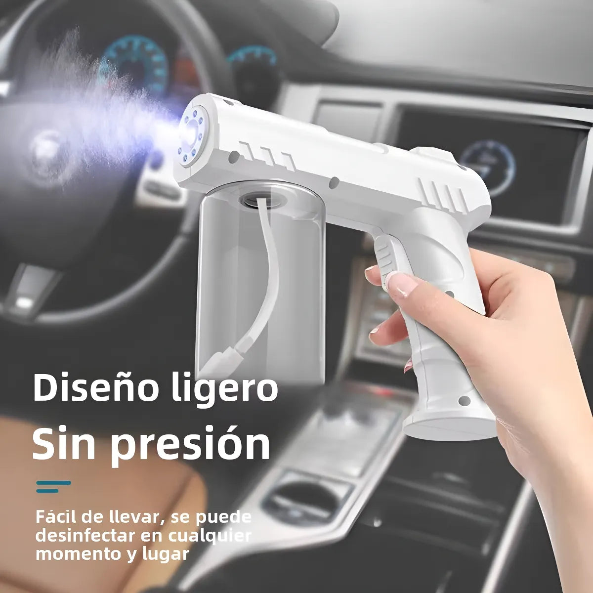 Pistola Pulverizadora Desinfectante Electrica Recargable
