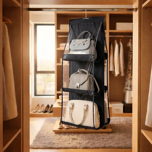 Organizador Colgante para Carteras y Bolsos 2 x 1