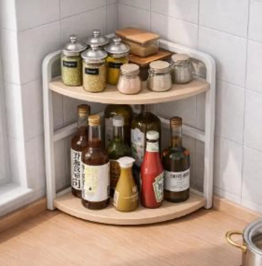 Estante Rinconero de Cocina · 2 Pisos Grande