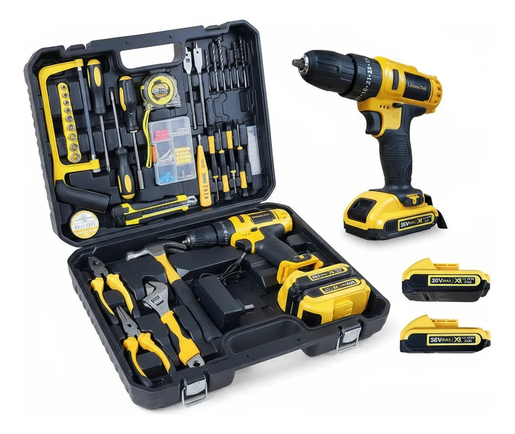 Kit Taladro Percutor 118 Pzas.| PowerMax™ 36V