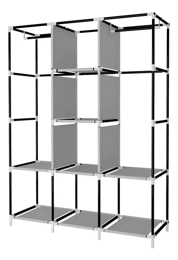 Armario Ropero Placard Portátil · Tela Plegable con Estantes