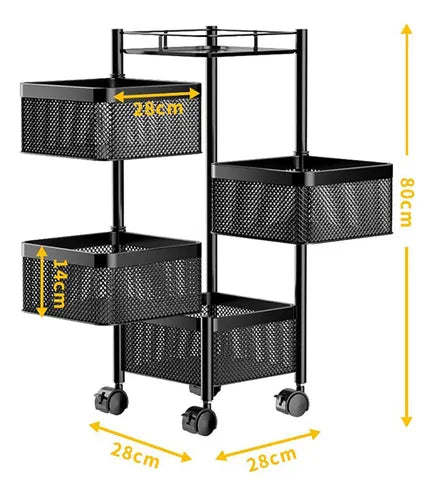 Torre OrganizaTodo™ cuadrado minimalista