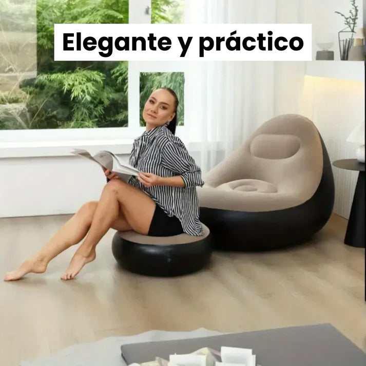 AirComfort™ | Sofá + Puff Inflable