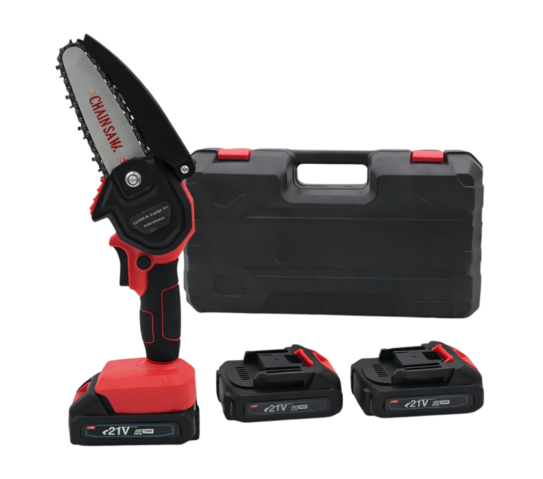 TurboCorte PRO™ · Mini Motosierra Inalámbrica 21V