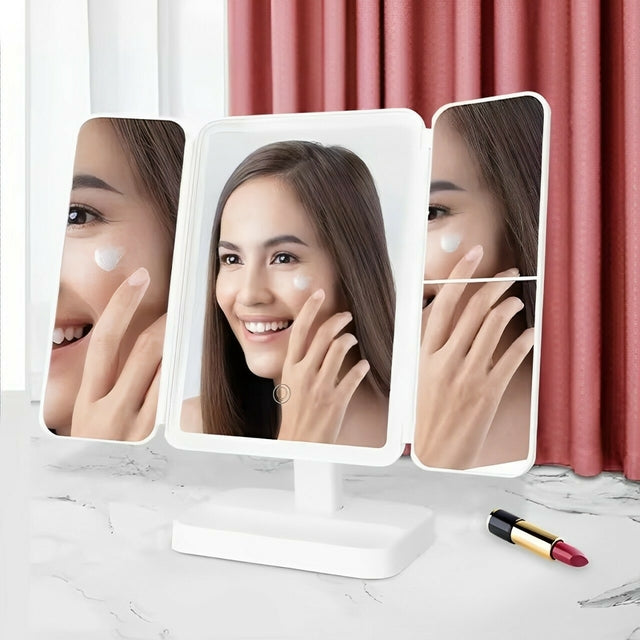 Triple Espejo LED Para Maquillaje PREMIUM ®