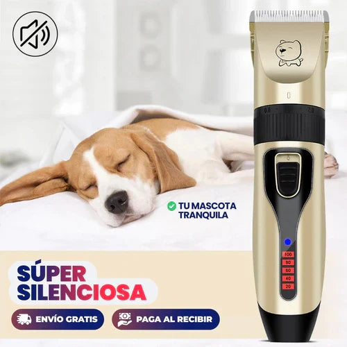 Trimmer de Mascotas Profesional™ · Silencioso e Inalámbrico